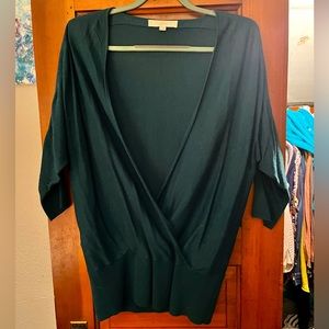 Emerald green Loft sweater size L